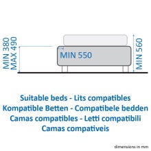 Maxi Cosi Iora Air Bedside Sleeper Beyond Graphite 2